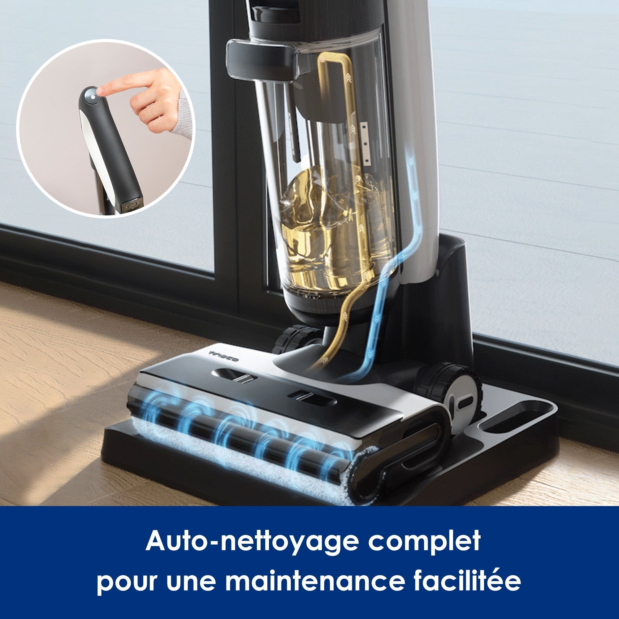 Tineco FLOOR ONE S7 PRO/S7 Series Aspirateur et Laveur Sec et Humide sans Fil Intelligent