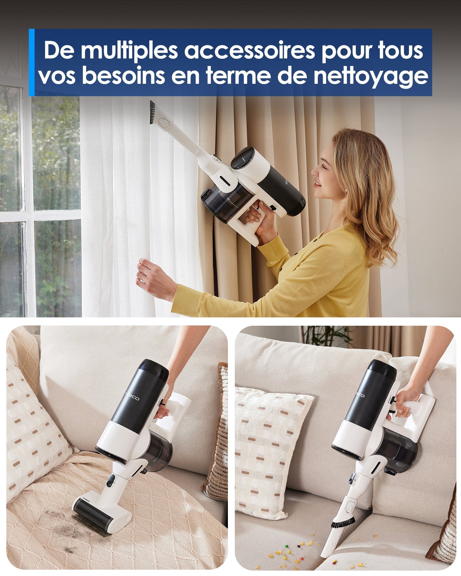 Tineco Floor ONE Switch S6 Stretch Aspirateur Laveur Sec Et Humide