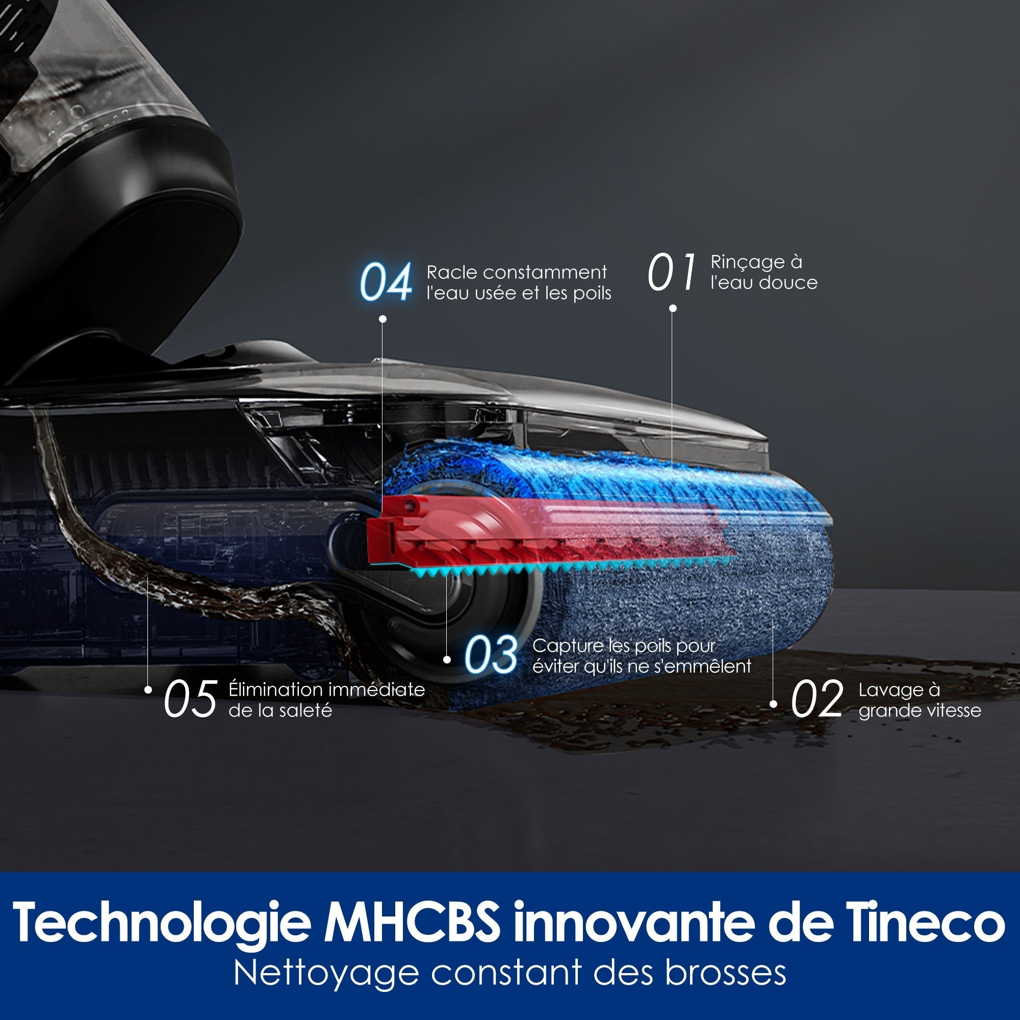 Tineco FLOOR ONE SWITCH S7 Stretch Nettoyeur multifonction 5-en-1