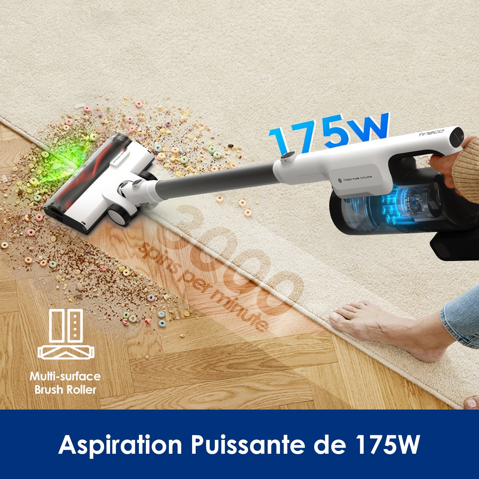Tineco PURE ONE Station 5 PLUS Aspirateur Sans-Fil Intelligent