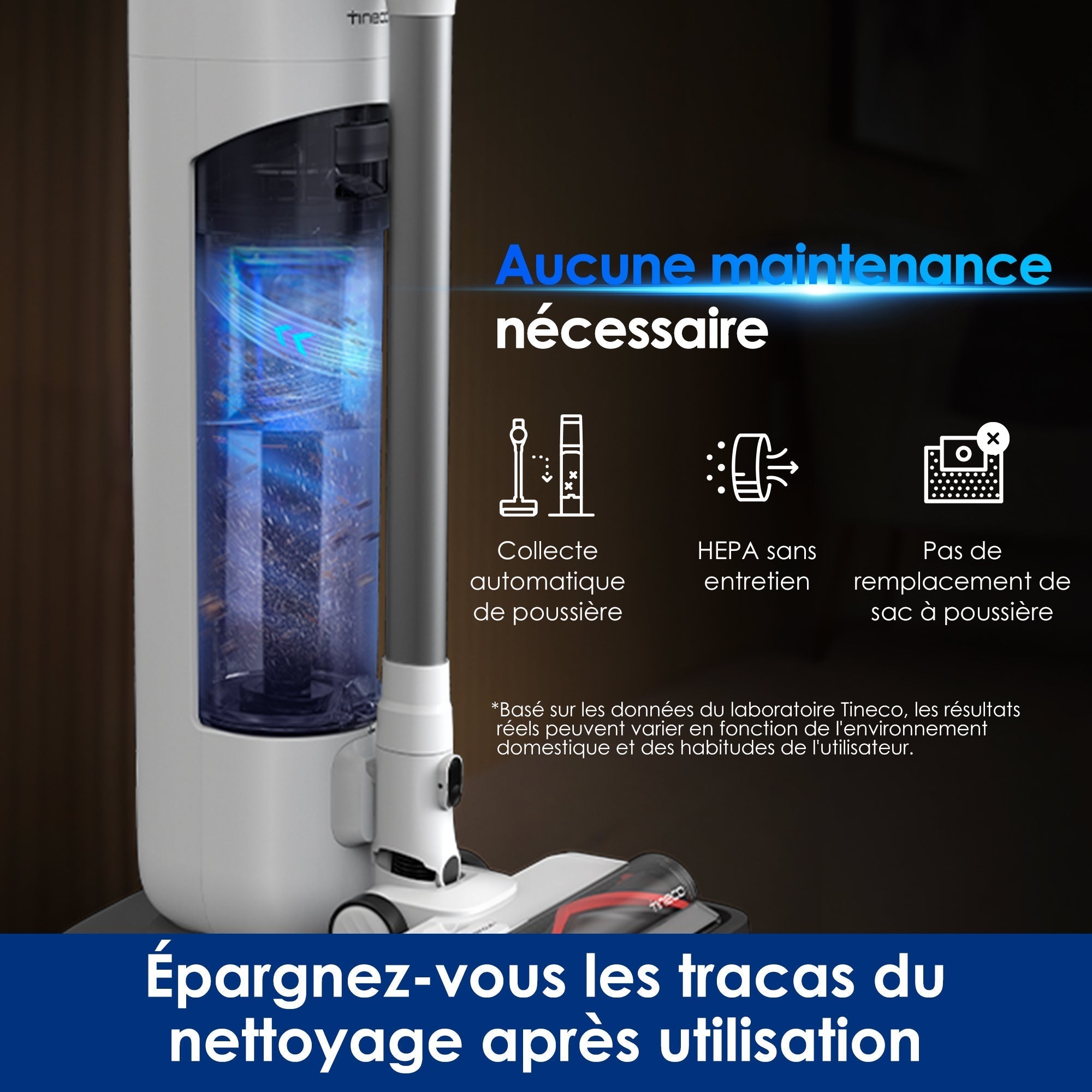 Tineco PURE ONE Station 5 PLUS Aspirateur Sans-Fil Intelligent