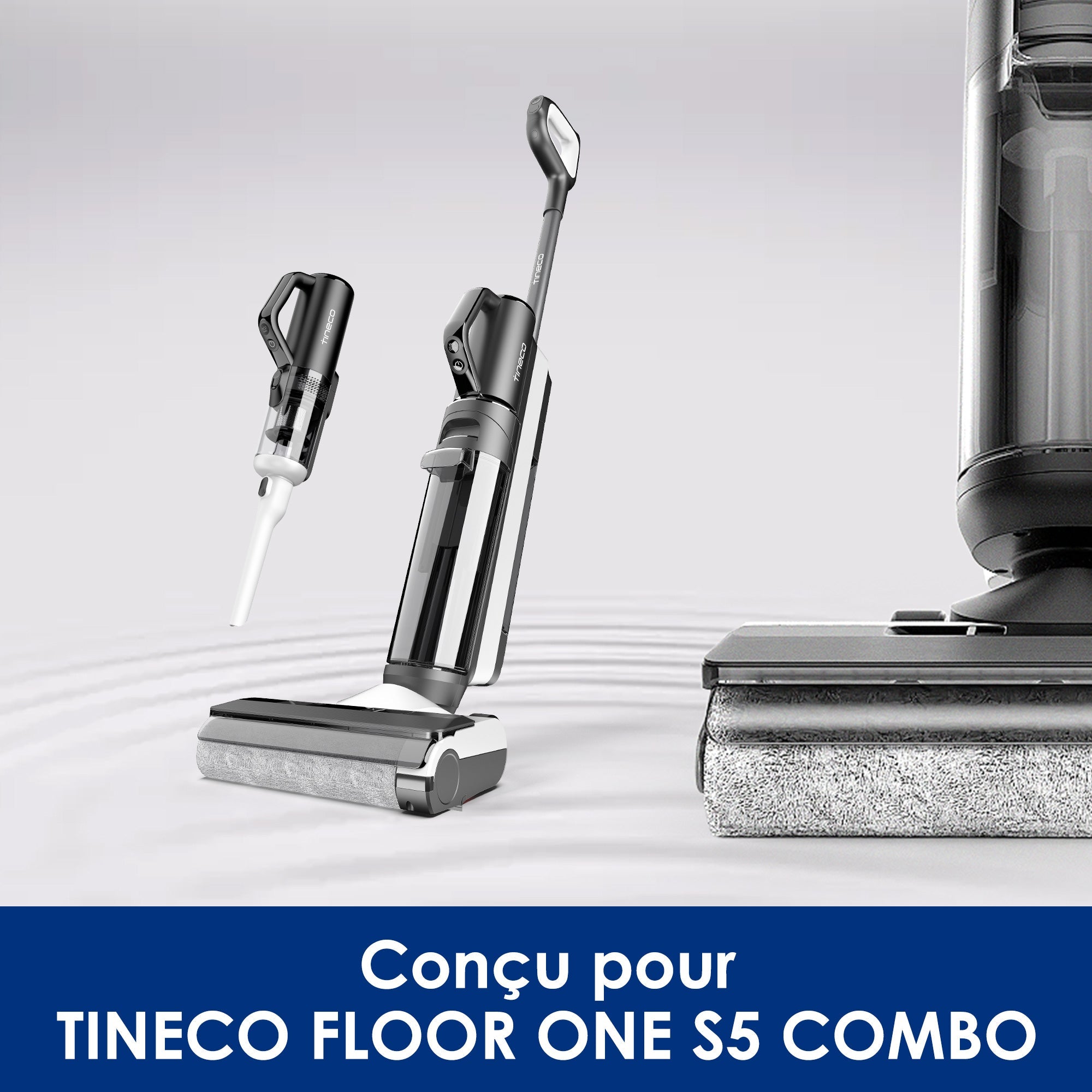 Kit d'accessoires pour aspirateur sec/humide intelligent Tineco FLOOR ONE S5 COMBO