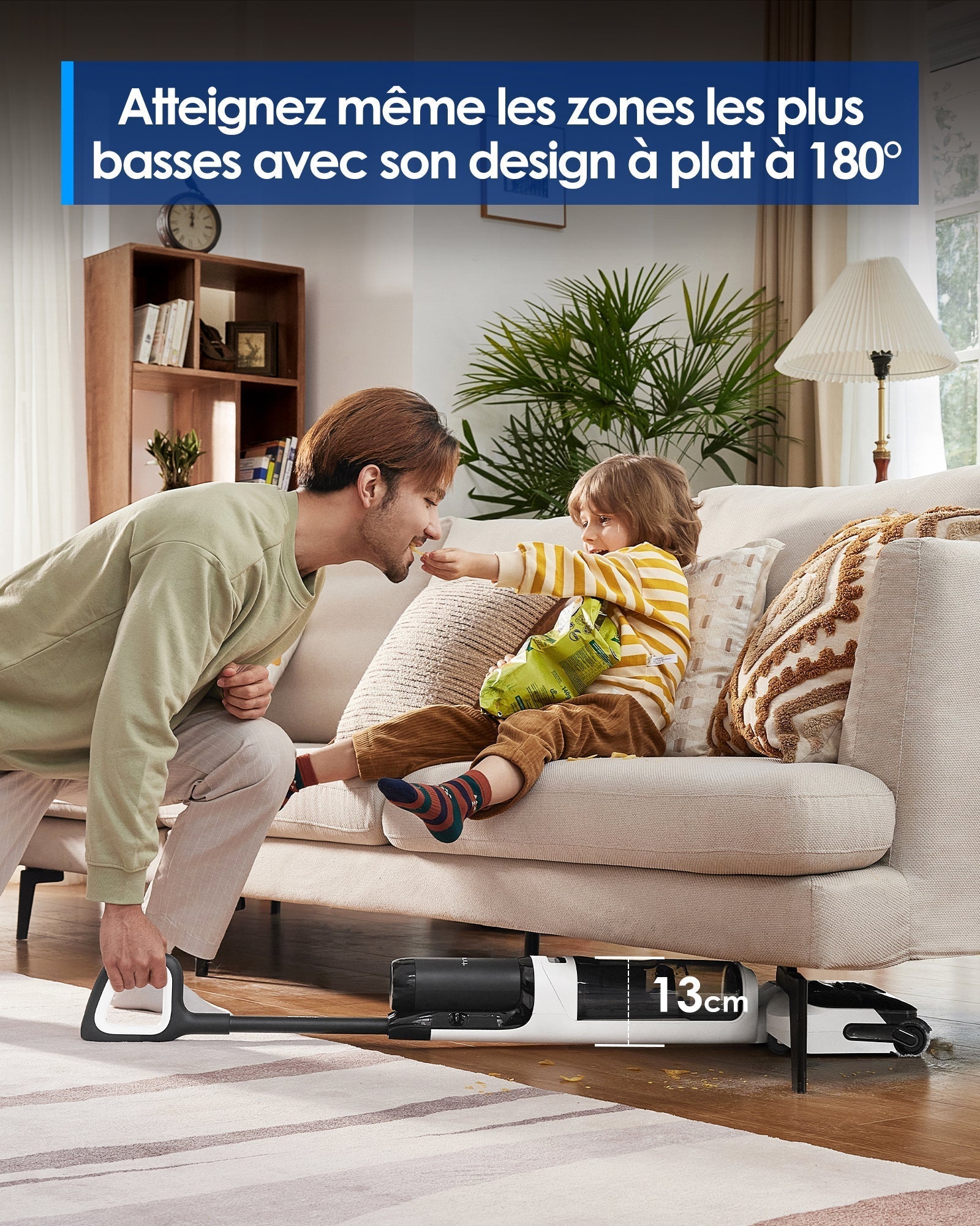 Tineco Floor ONE Switch S6 Stretch Aspirateur Laveur Sec Et Humide