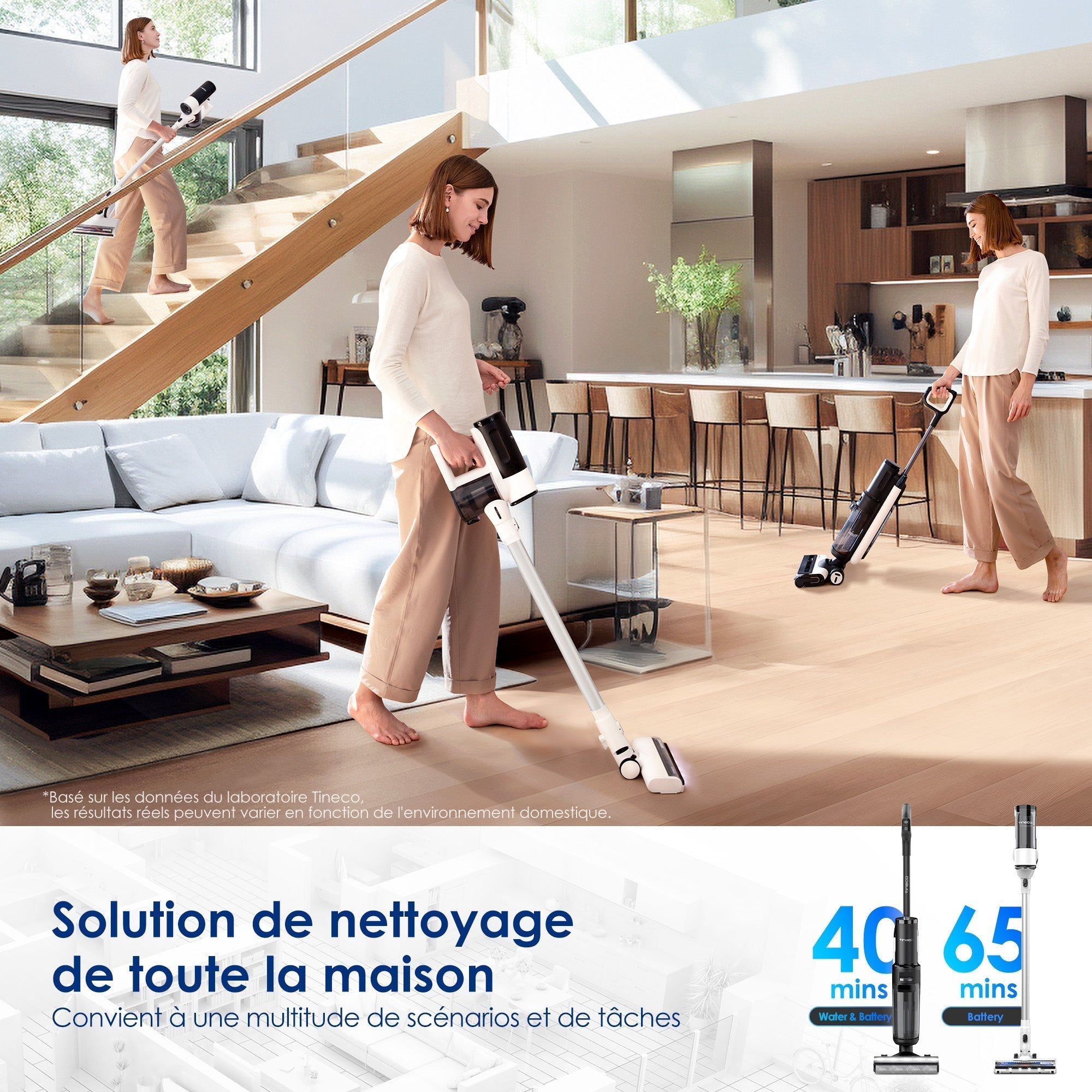 Tineco FLOOR ONE SWITCH S7 Laveur Intelligent Multi-Fonctions