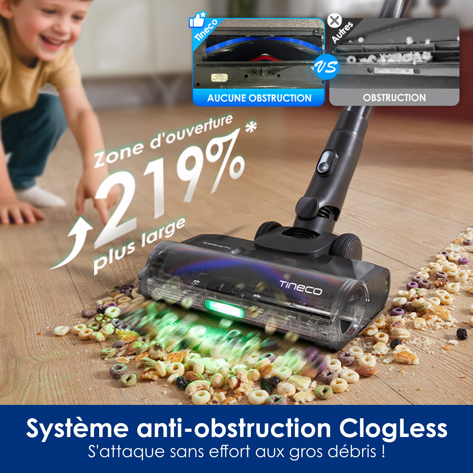 Tineco Pure One S70 Aspirateur Balai sans Fil